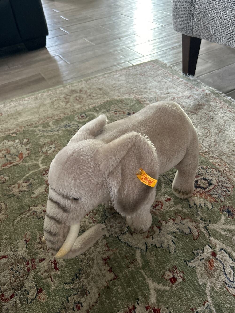 Steiff Heavenly Hugs Trampili Elephant Plush 17" EAN 085161 Wool Blend